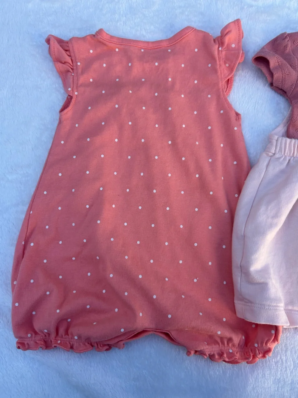 Carter's Coral and Blush Pink Baby Matching Sets